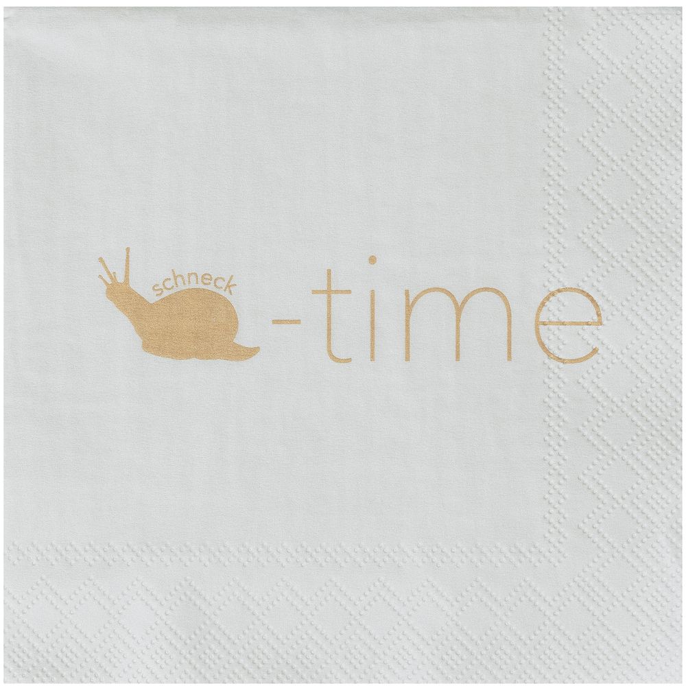 Cocktailserviette "Schneck Time" Dekoration für Ihr Zuhause, Serviette