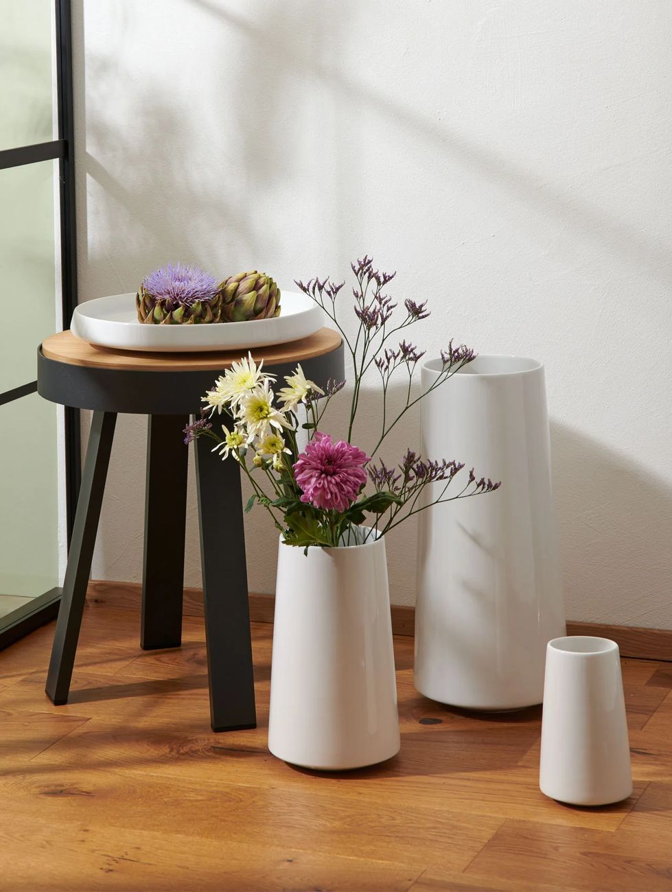 Tabelle, Pflanze, Blumen-Arrangement, Töpferei, Krug
