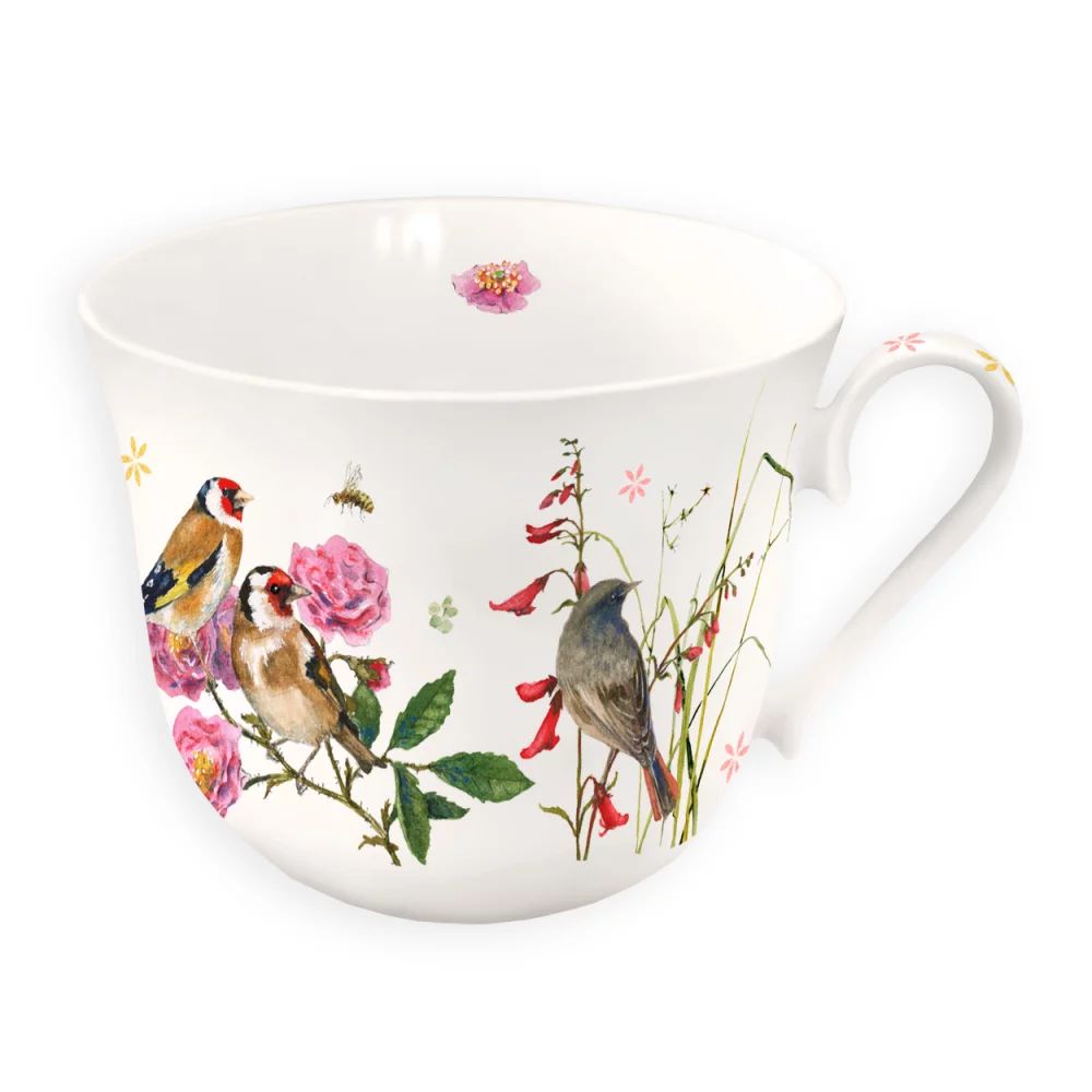 Große Porzellantasse Zeit für Harmonie vom Grätz Verlag mit Daniela Drescher Illustration