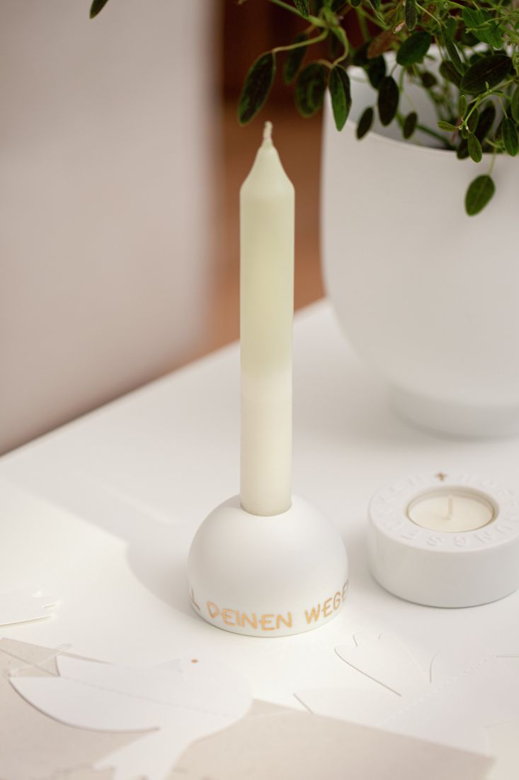 Kerze, Band, Kerzenständer