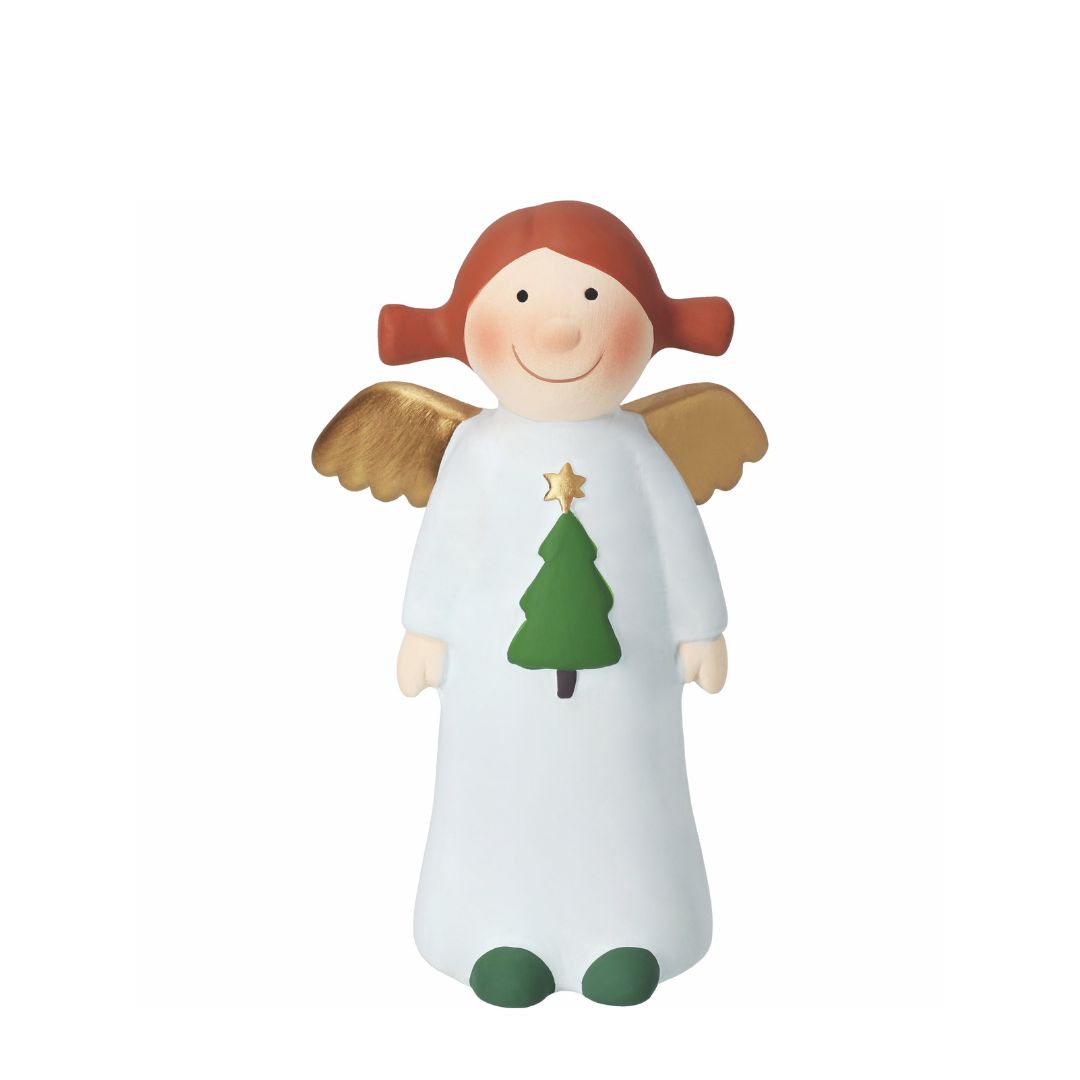 Handbemalte Steinzeug-Figur Himmlische Schwester Sternchen Medium Edition 10 von räder
