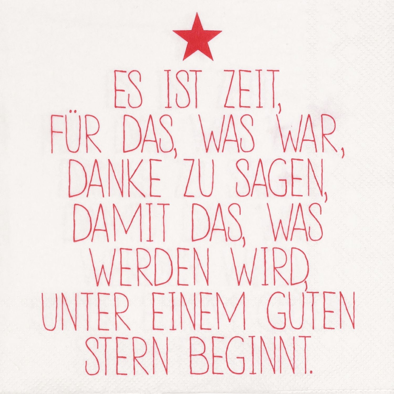 90805_result Serviette "Es ist Zeit"