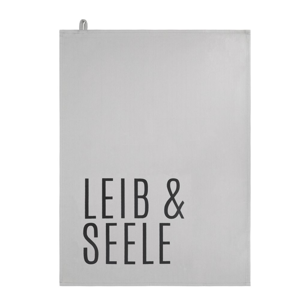 Geschirrtuch "Leib & Seele" Postfach, Text