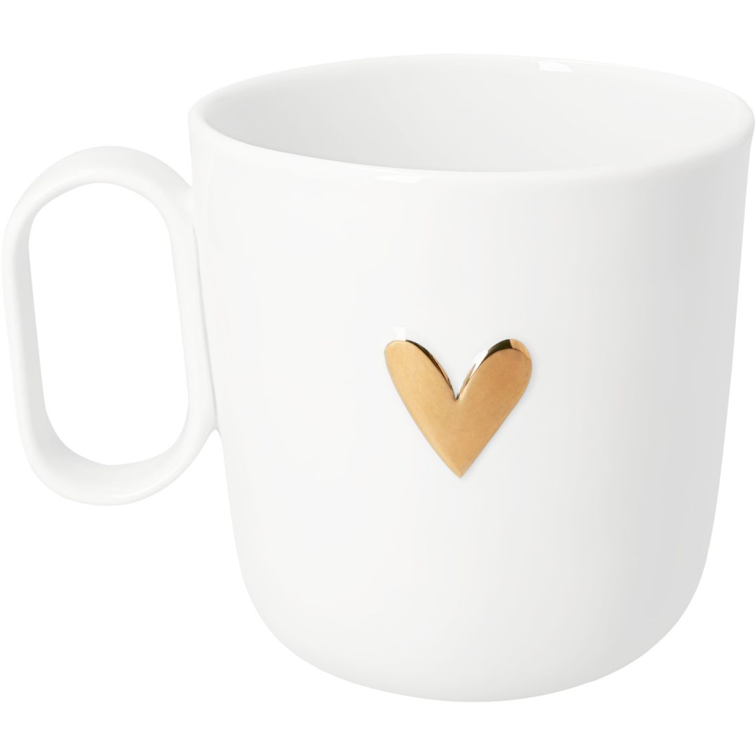 Weiße räder Kaffeebecher Porzellantasse Mum