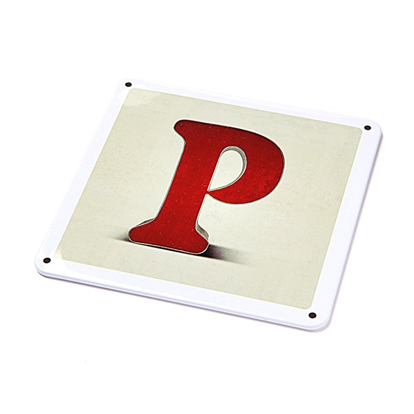 gross_10045-P-Perspektive_471427Y2NjY9dN82jvw Metallschild - "P"