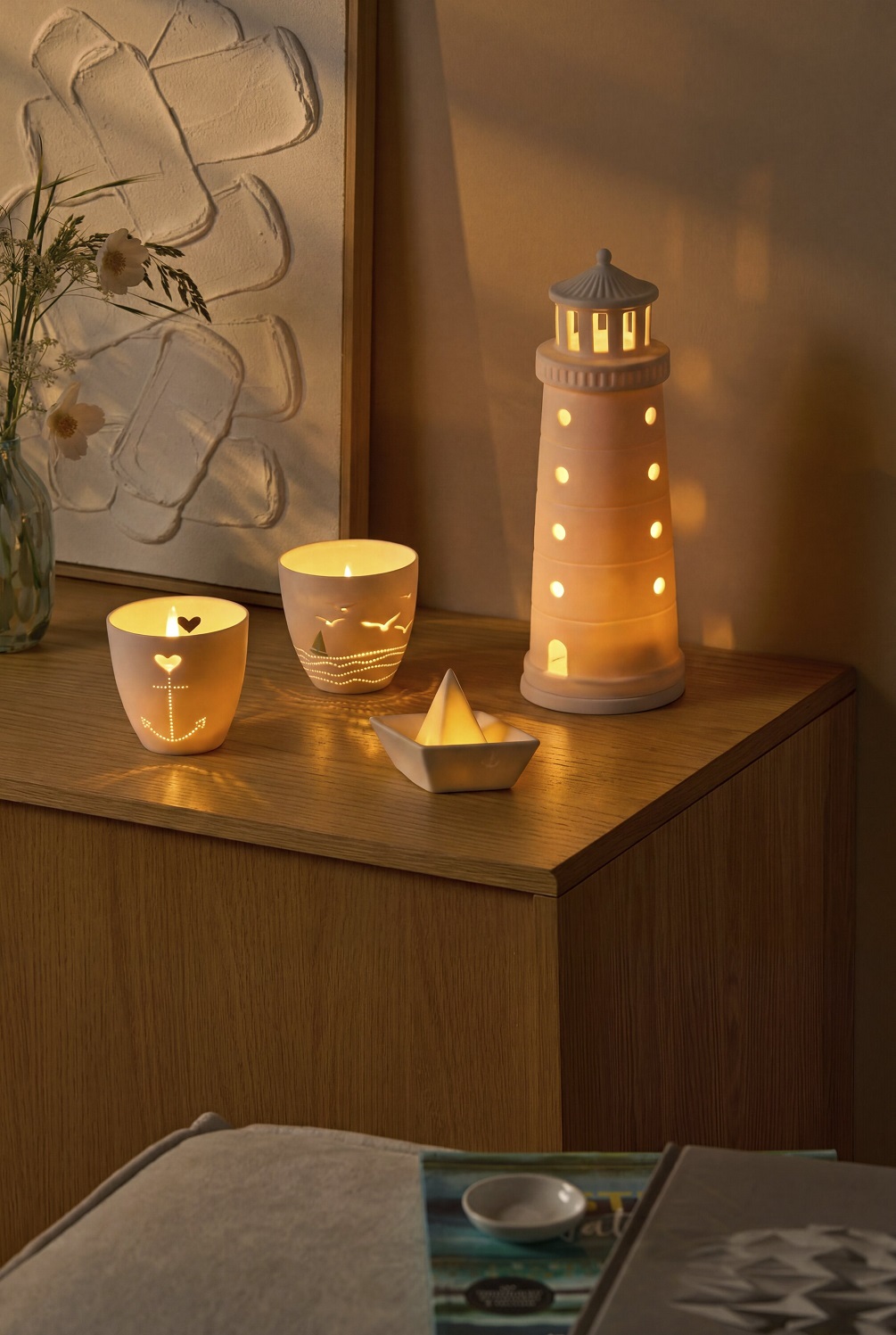 Leuchtschutz, Weihnachtshaus?, Deko-Licht, Laterne, Kerzenhalter