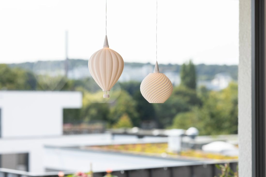 Hängelampe, Papierlampe, Wohnzimmerdeko, Beleuchtung- Pendel, Deckenleuchte