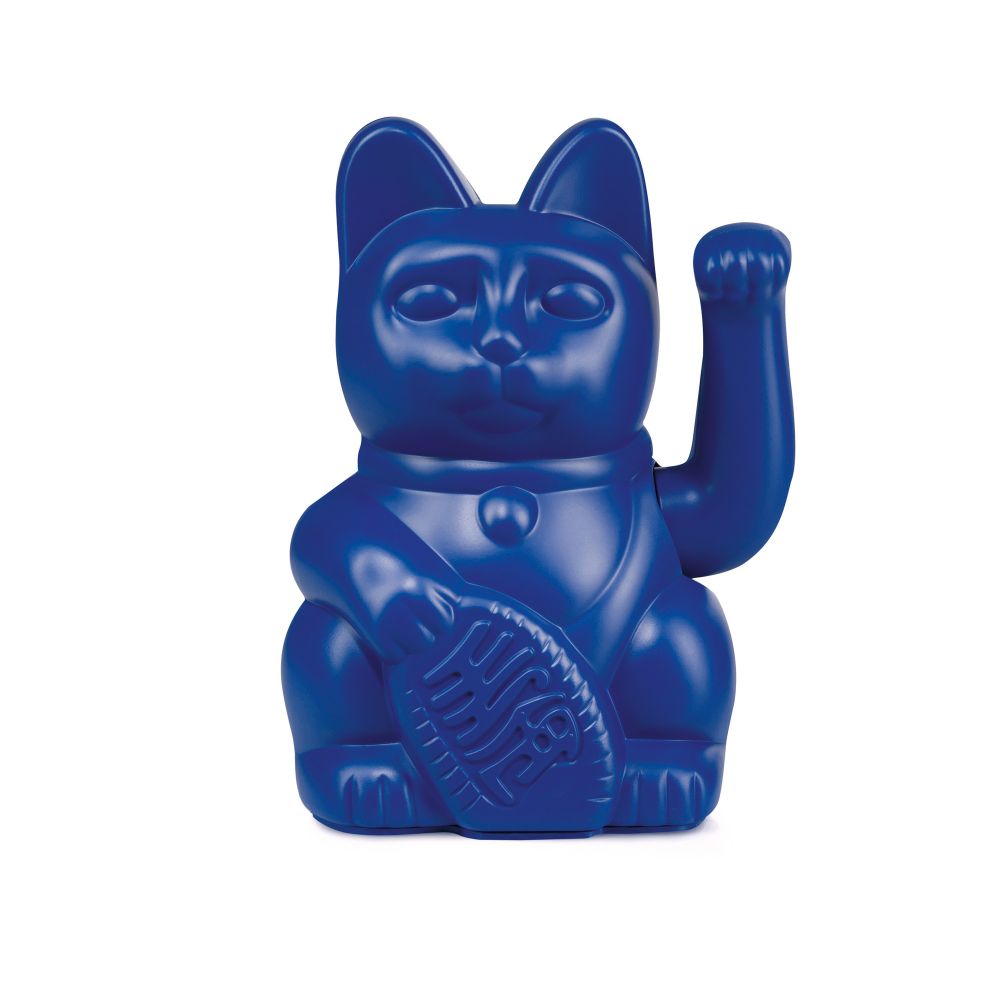 Winkekatze "Lucky Cat Dark Blue"
