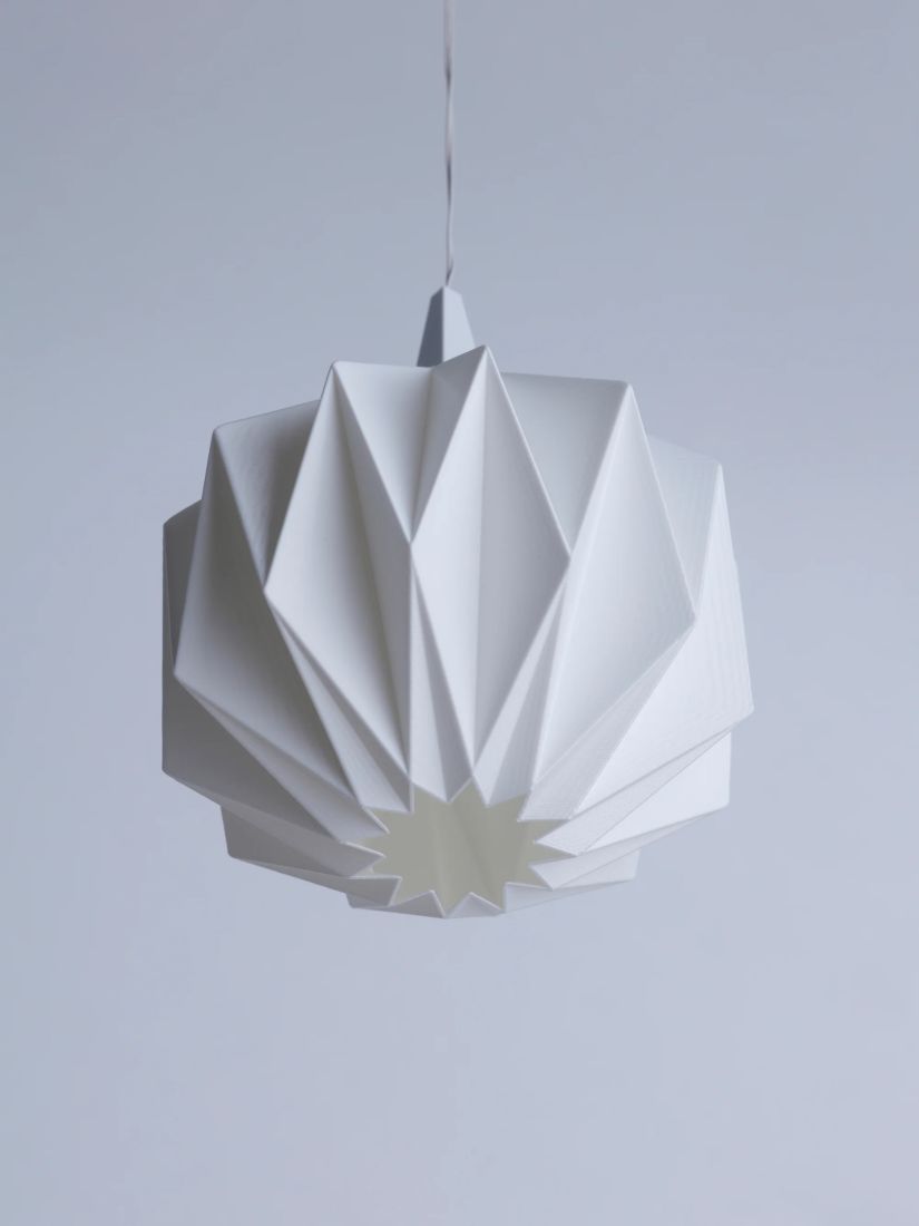 hängeleuchte, lampenschirm,  geometrisch, weiß, pendellicht