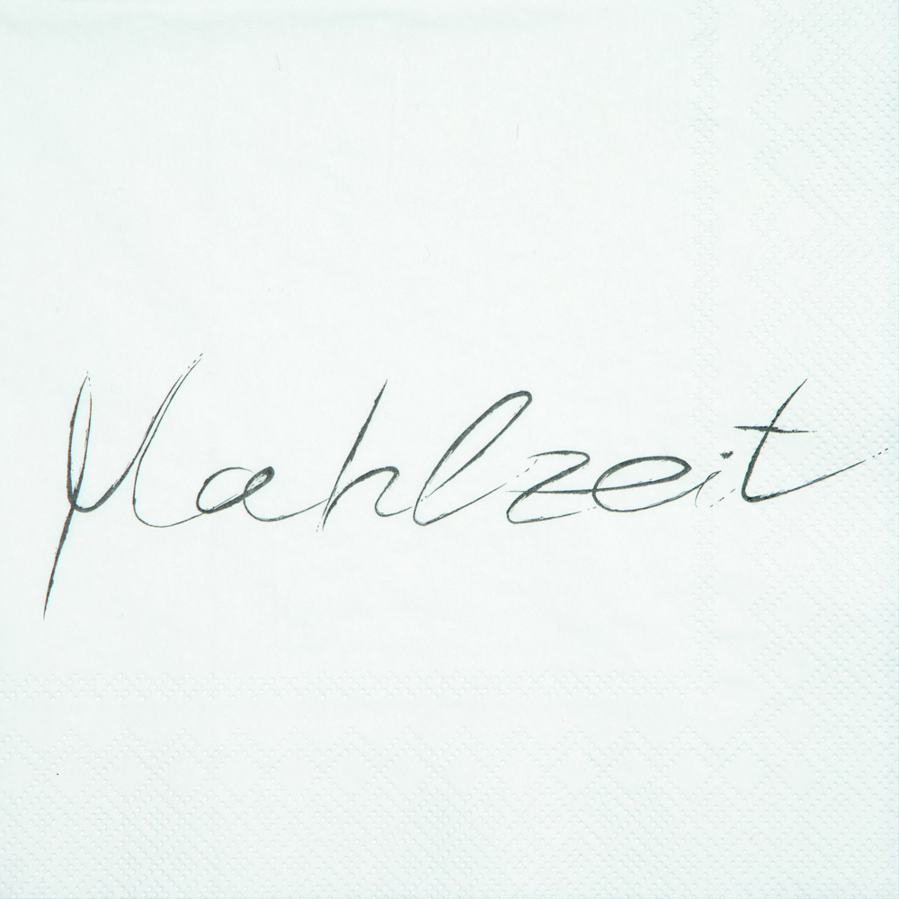 Serviette "Mahlzeit"