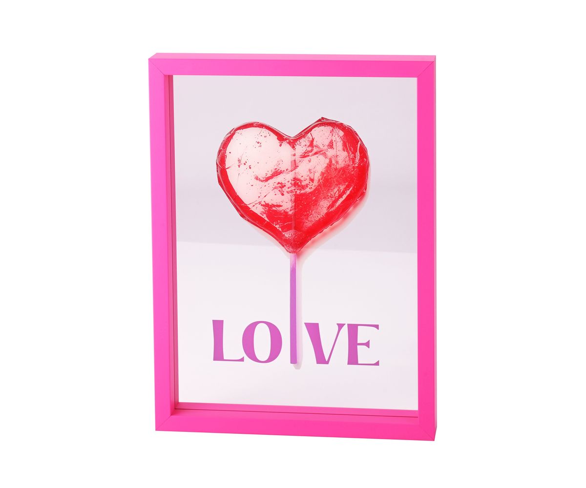 Love Frames Glasbild "Love"