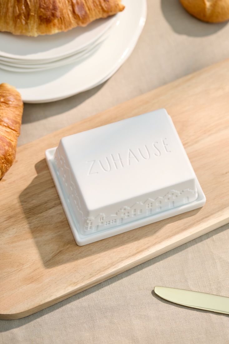 Butterbox, Käsebutter, Kuchenbutter, Kunststoffform, Zuhause