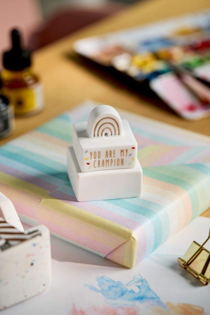 文字stempel, Stempel, Geschenk, Paket, Danksagung