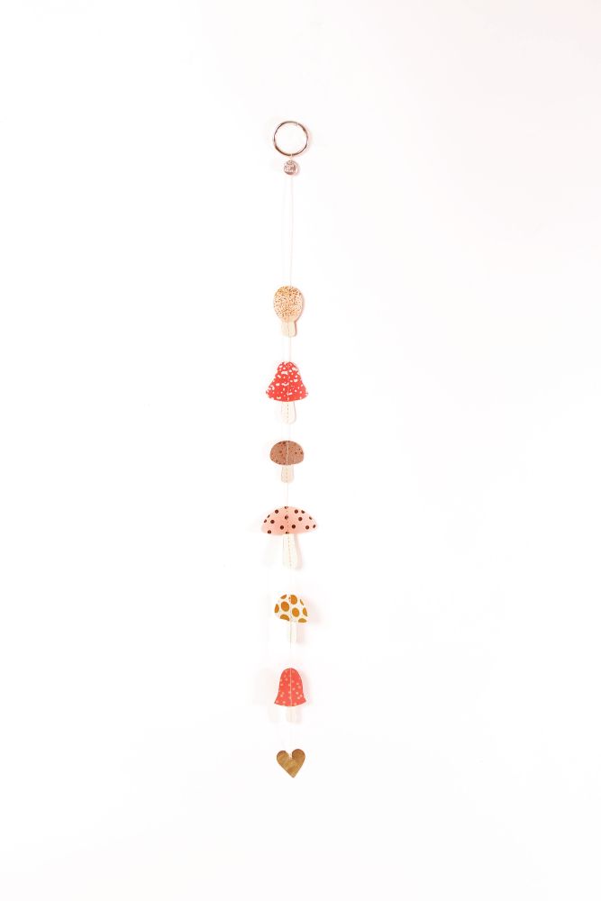 Minikette Pilze Zubehor, Ohrring, Schmuck
