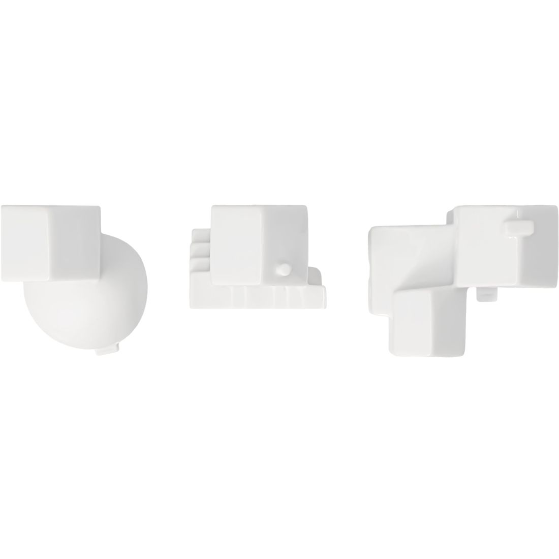 weiß, Kunststoff, modular, Geometrie, Würfel