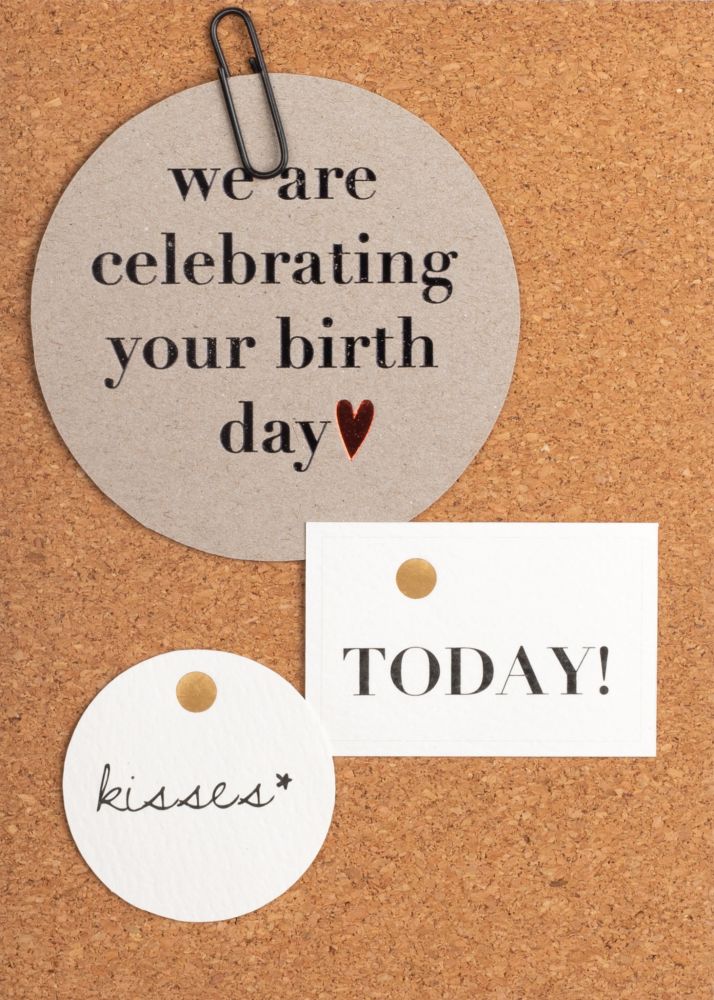 Korkkarte "Your Birthday"