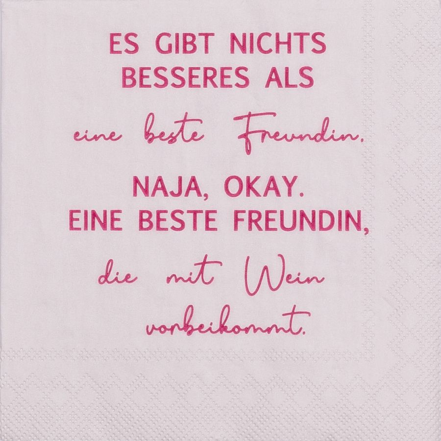 Cocktailservietten "Es gibt nichts Besseres"