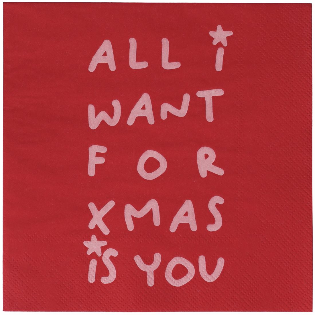 Packung der 3-lagigen räder Papierservietten all i want for xmas  für das Weihnachtsmenü