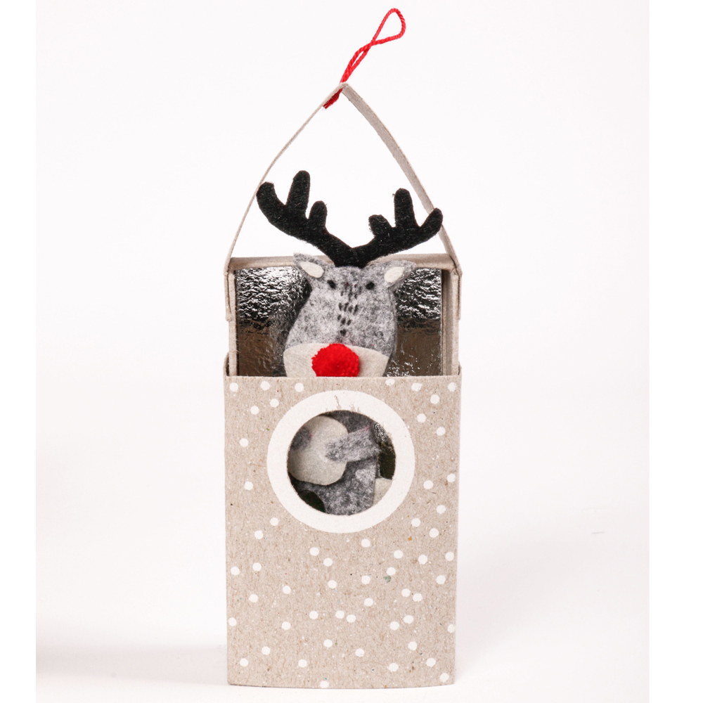 AB12406 Hauswesen Winter "Rentier"