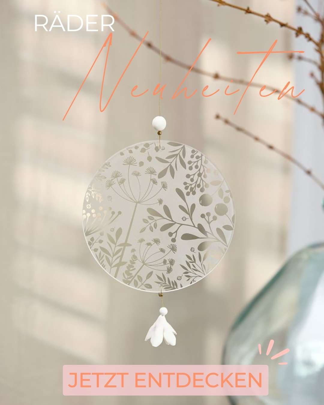Deko, Windfänger, Holzornament, Schmuckanhänger, Weihnachtsdeko