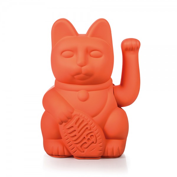 Winkekatze "Lucky Cat Neon Pink"