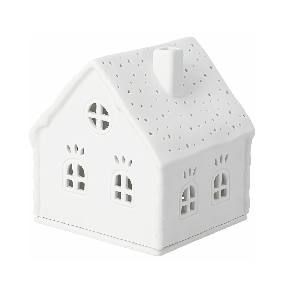 Porzellan, Haus, Dekor, Fenster, Kamin