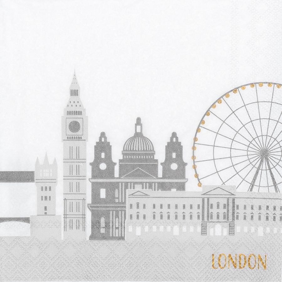 17446_ergebnis Cocktailserviette Stadtsilhouette London