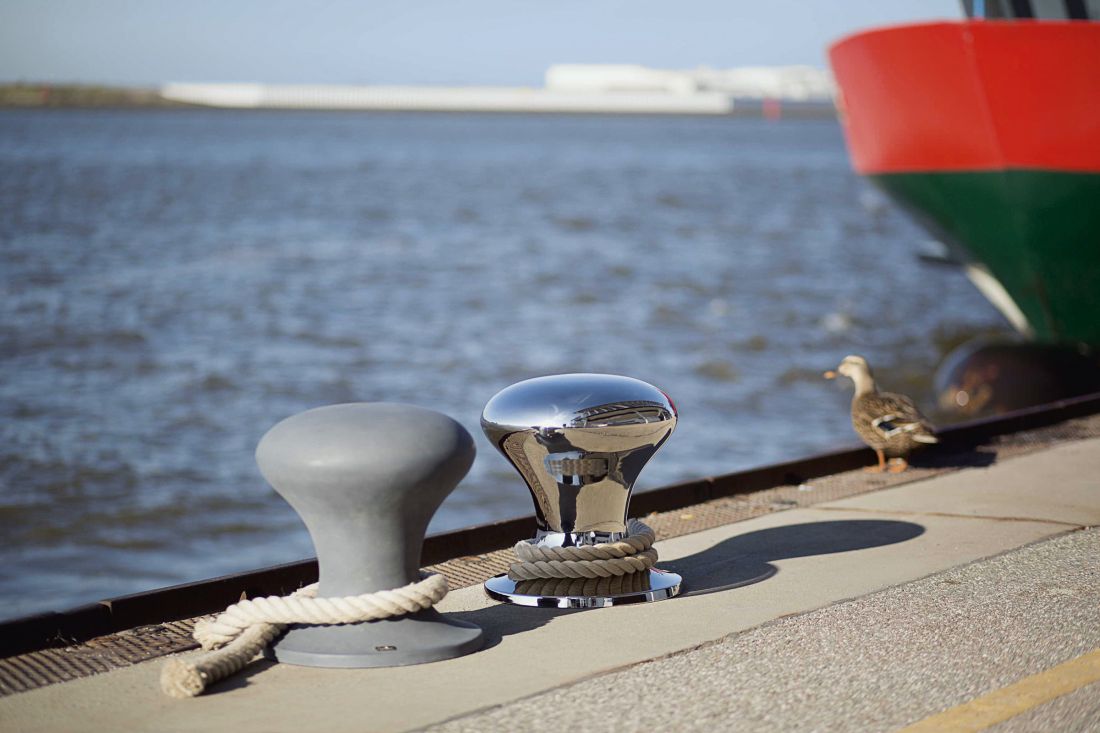 Anlegepfosten, Ankerpfosten, Seil, Bootstau, Schiffsliegeplatz