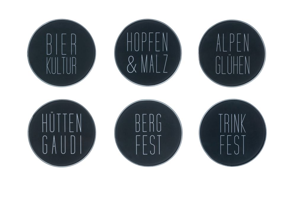 Heimatliebe Untersetzer 6er Set
