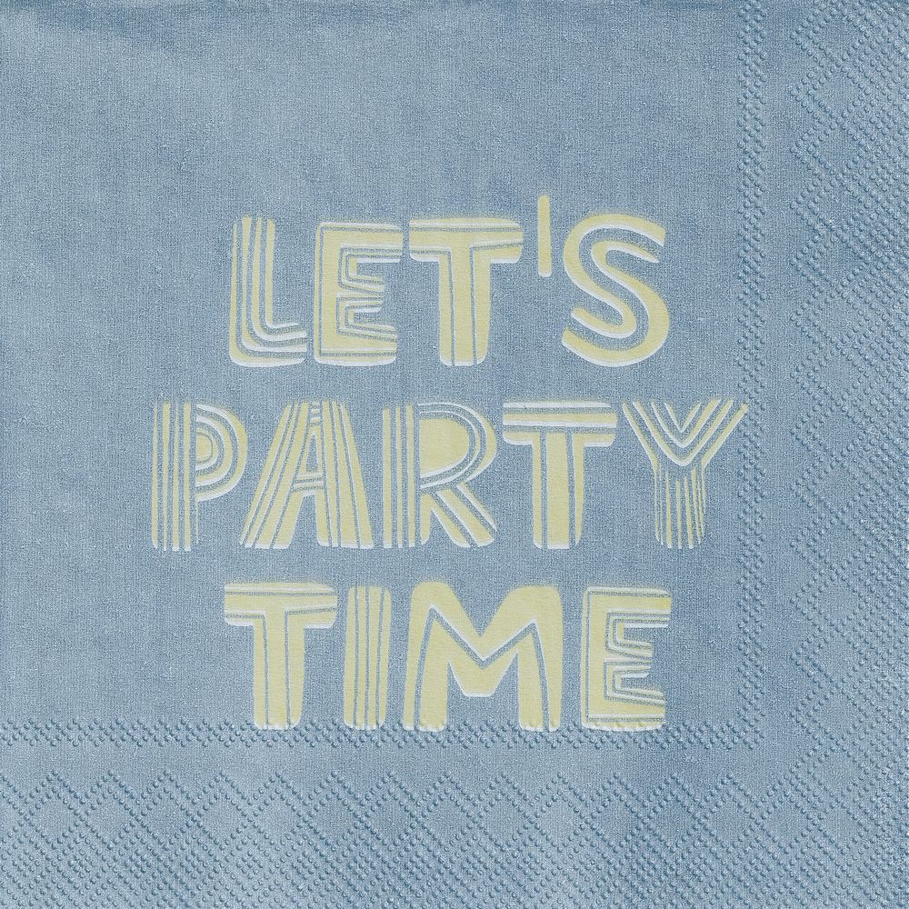 Cocktailserviette "Let´s Party Time" Bekleidung, Hosen, Jeans, Dekoration für Zuhause