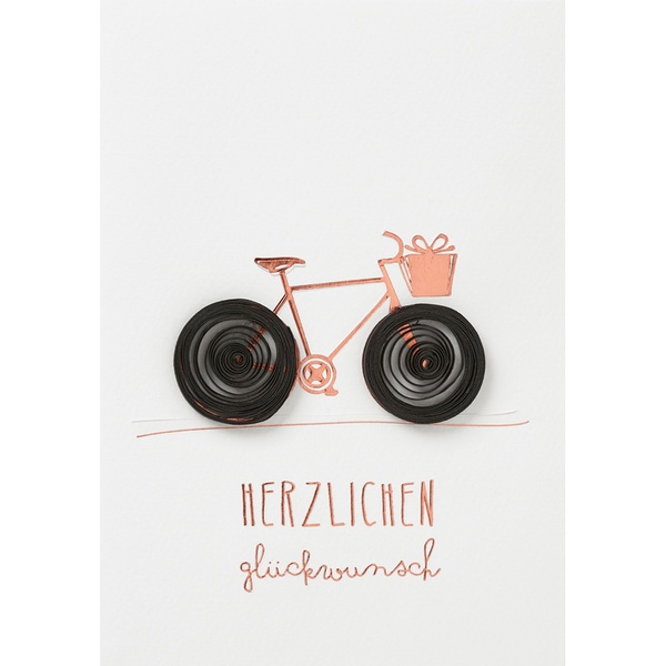 Kreiskarte"Herzlichen Glückwunsch"
