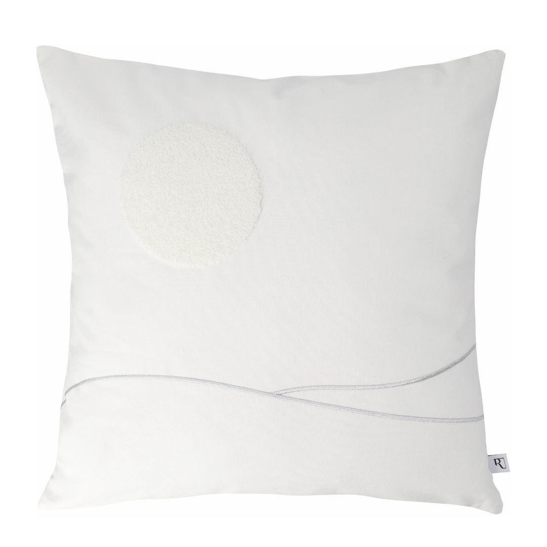 Elegantes quadratisches Dekokissen Schnee von räder mit Tufting-Stickerei und Füllung