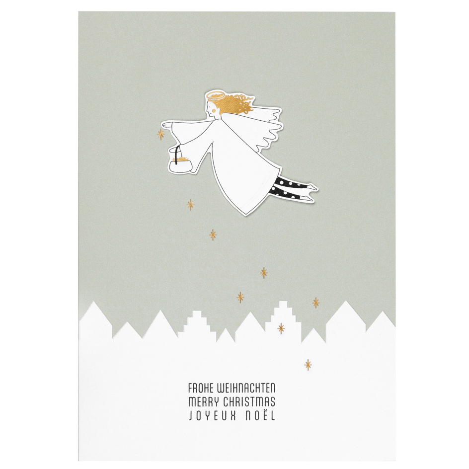 92390 Weihnachtsengelkarte "Frohe Weihnachten"