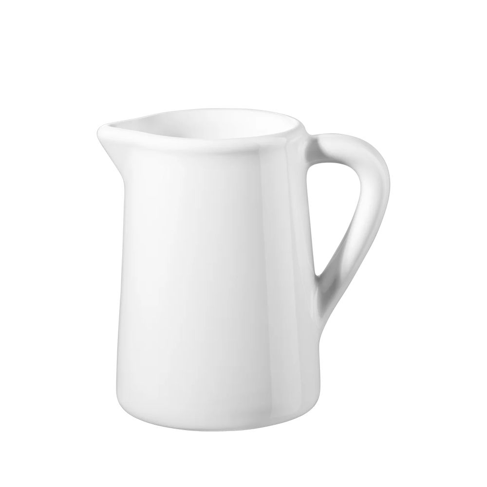 Schlichter weiß glänzender Keramikkrug 300 ml aus der Geschirrserie grande von ASA Selection