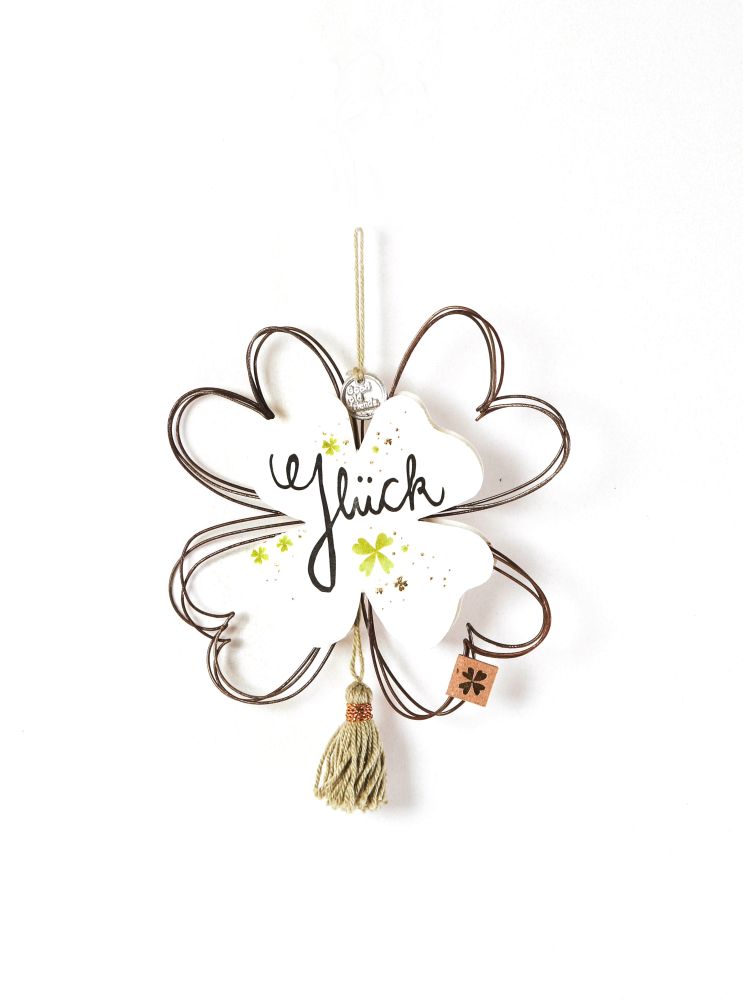Kleeblattornament "Glück" Zubehor, Ohrring, Schmuck