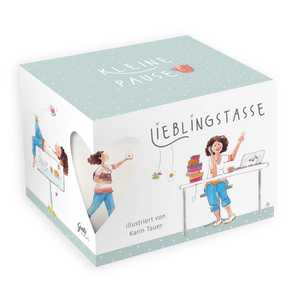 Kleines Geschenk, Lieblingsstasse, Illustration, Buchbox, Kinderbuch-Set