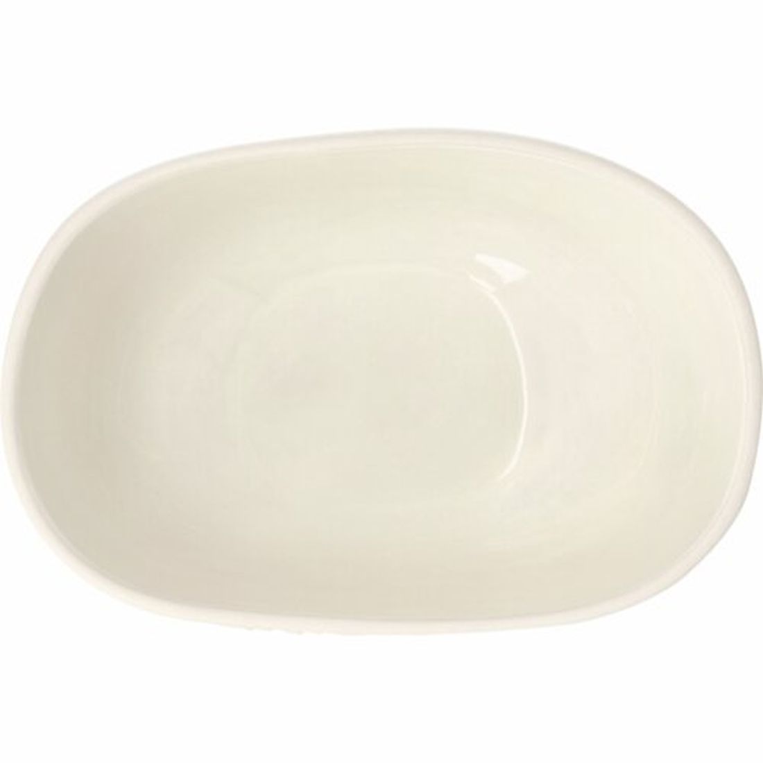 Ovale räder Steinzeug Schale delizioso in Beige aus der Cucina Italiana Kollektion