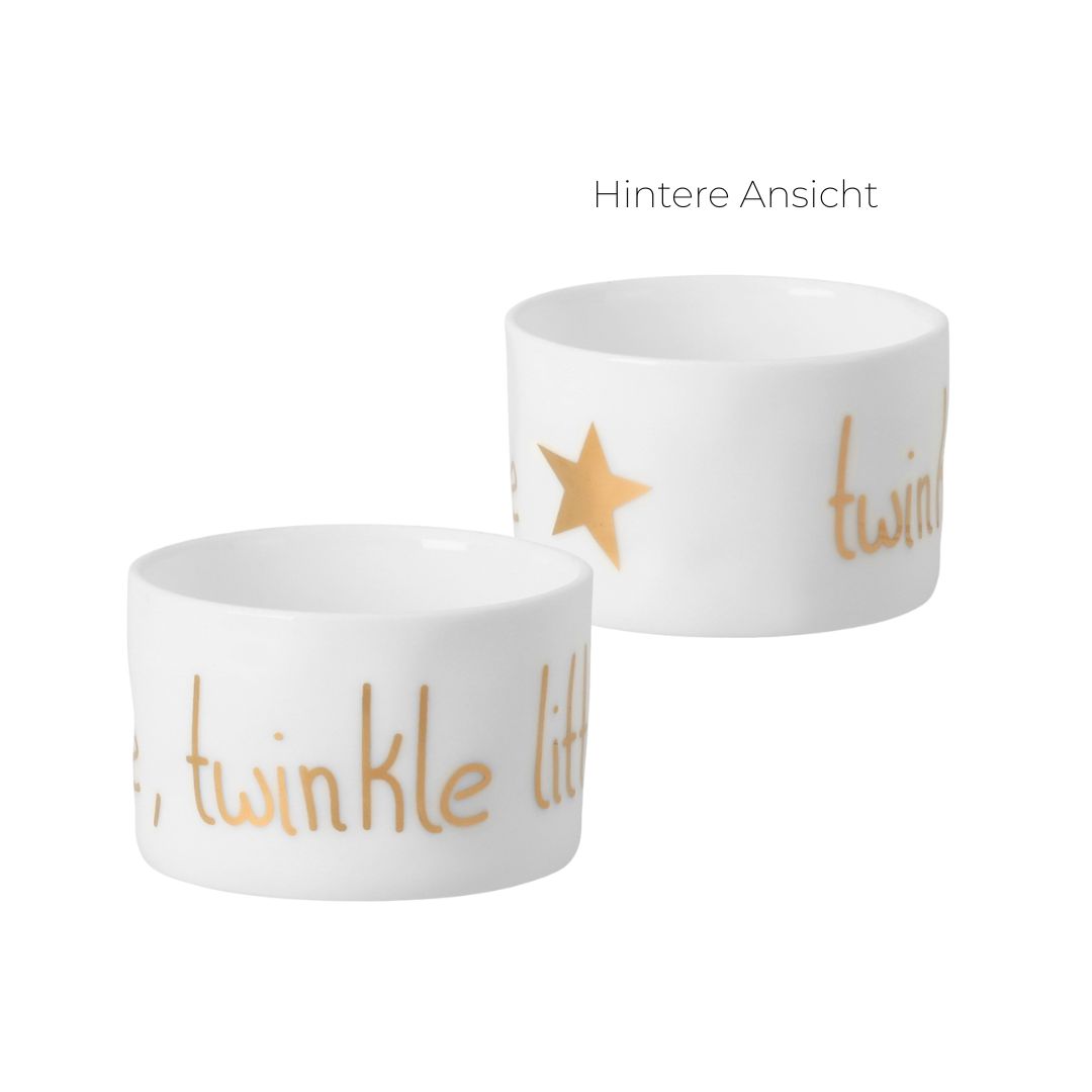 Winterlicht "Twinkle, Twinkle" Kunst, Porzellan, Töpferei, Schüssel, Suppenschüssel
