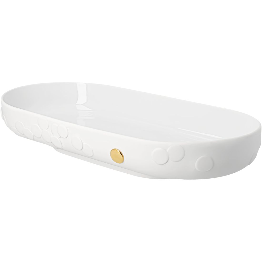 baby-bath-sling, weiße-badekappe, badewannen-schale, massage-löcher, goldener-knopf