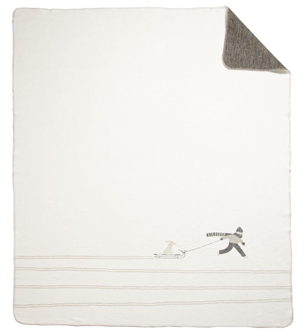Schneetag Decke "Hundeschlitten" 150x200 cm Person