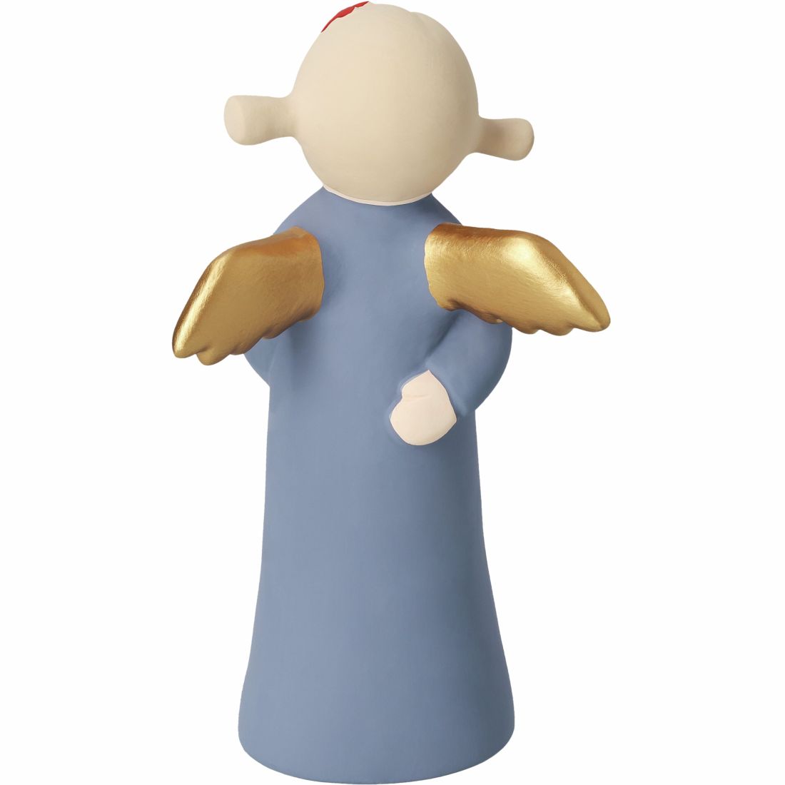 Engel, Figur, Grau, Weiß, Goldene Flügel