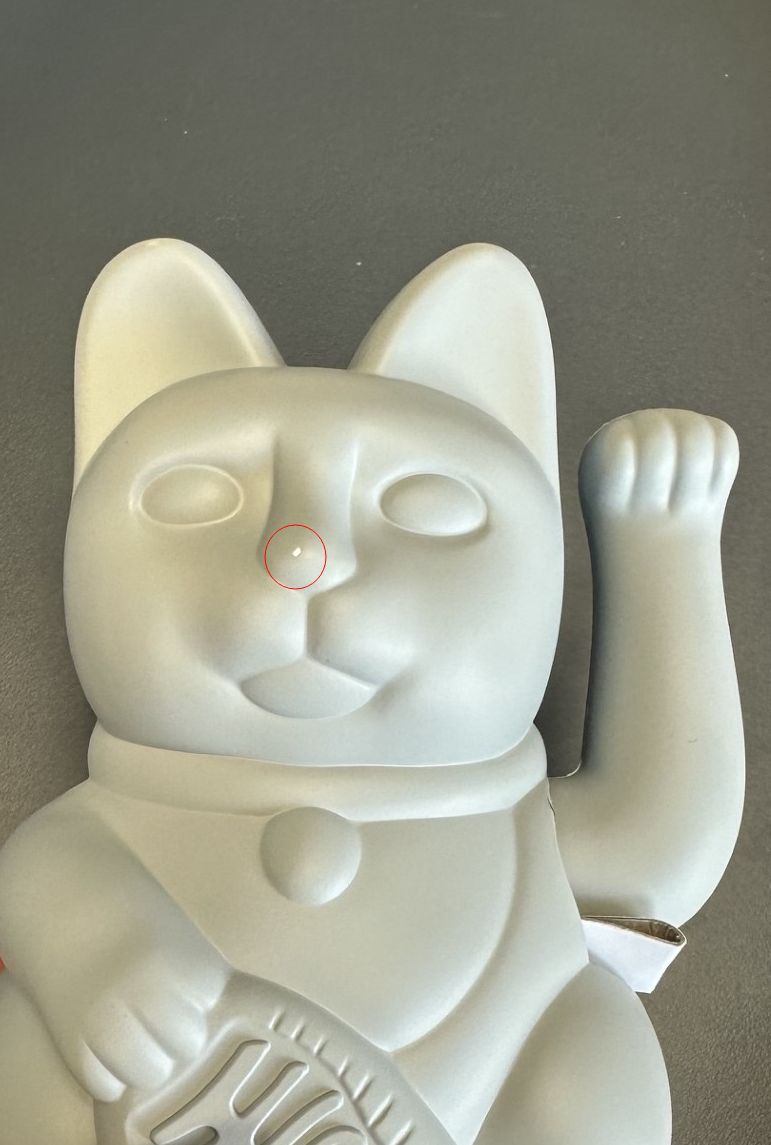 katze, katzenfigur, weiß, statue, sole
