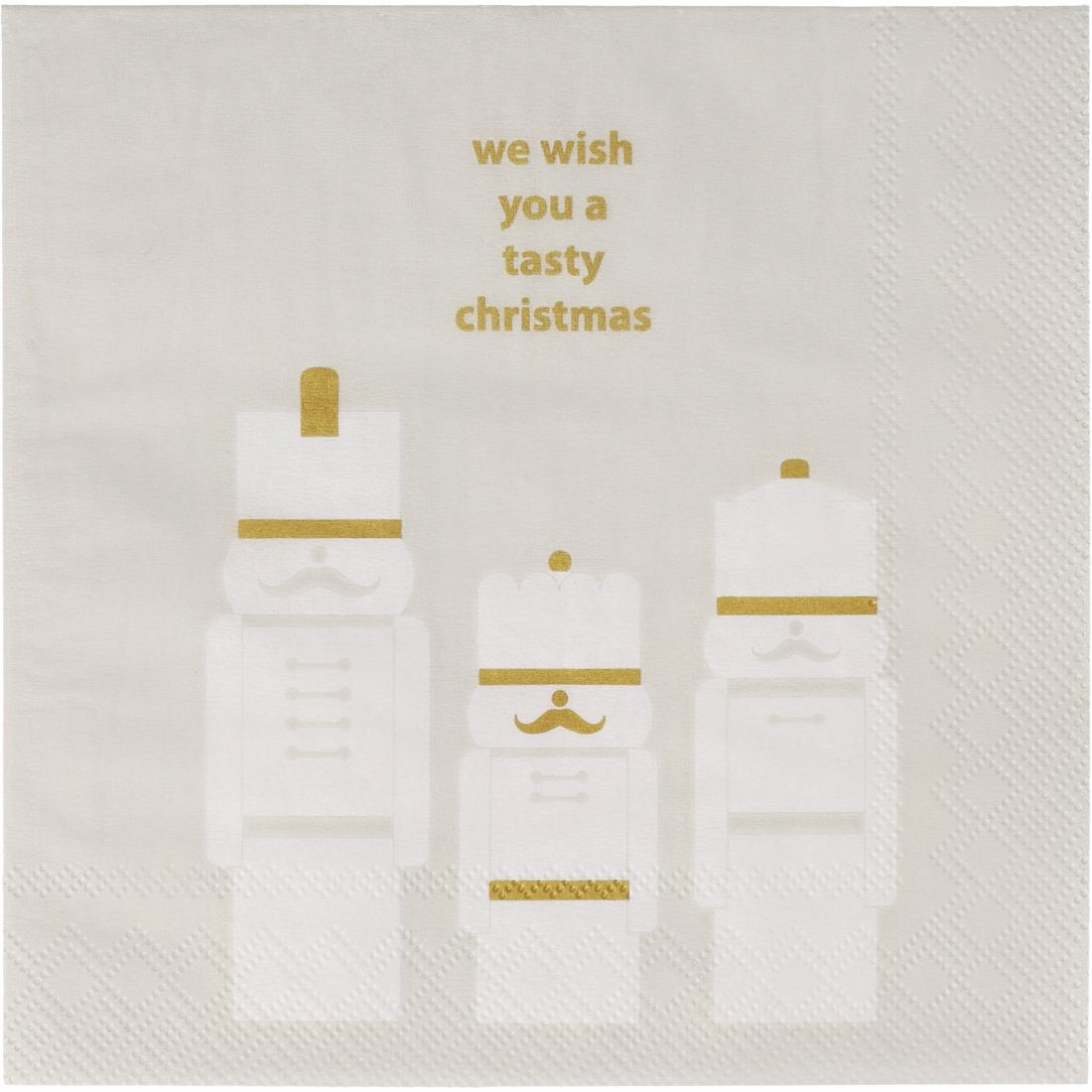 we wish, tasty christmas, nussknacker, Cocktailserviette