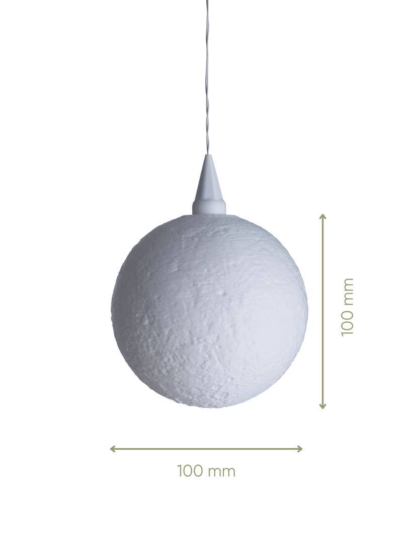 pendant, hängende_lampe, kugel, strukturiert, 100mm