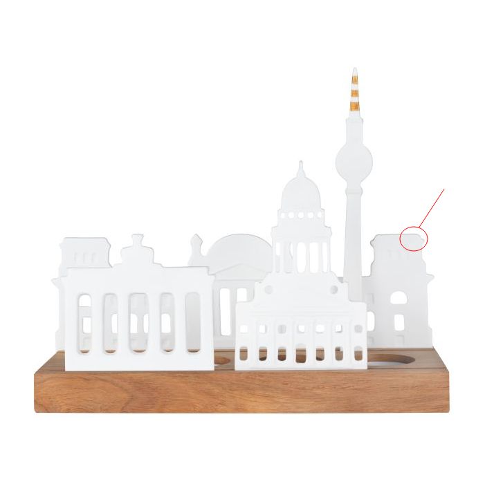 Lichtobjekt Stadtsilhouette Berlin - UNVOLLSTÄNDIG Moebel, Krippe, Bett für Säuglinge