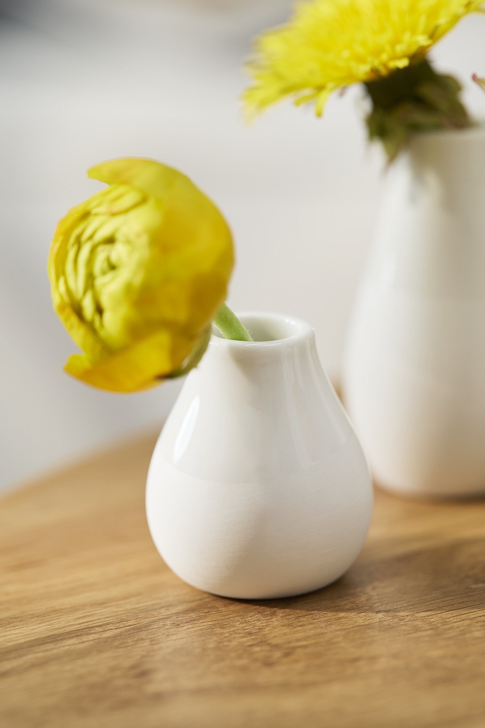 Blumen, Vase, Kleine Vase, Gelb, Runde Vase