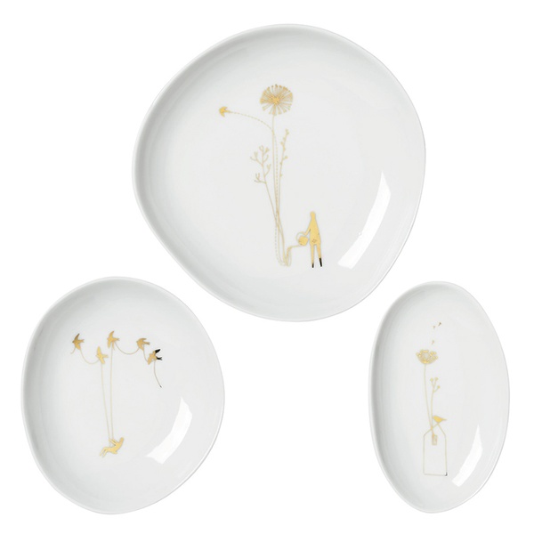 Wunderland Schalen - Gold, 3er Set - Verpackungsfehler