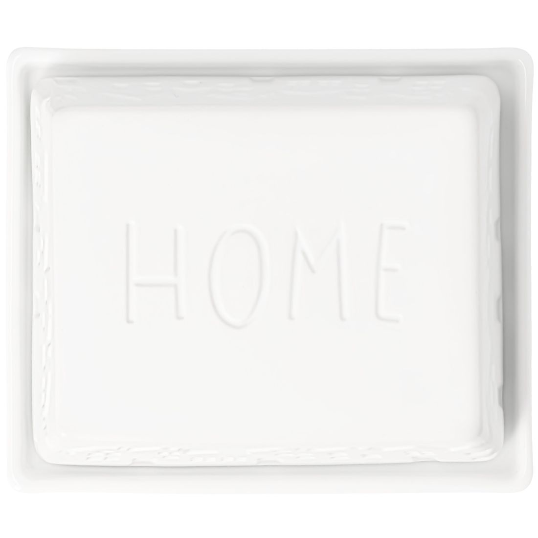 home, teller, weiß, quadratisch, keramik