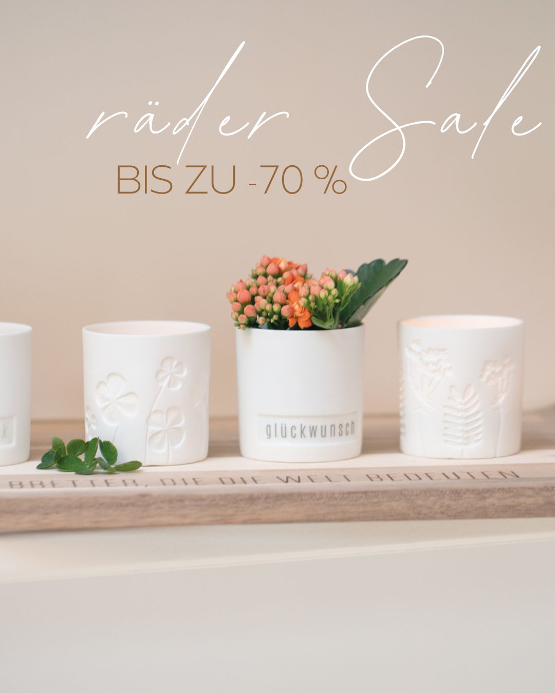 Keramikpflanzenhalter, weiße Töpfe, Kräutertopf, Blumenpflanze, Dekor-Set