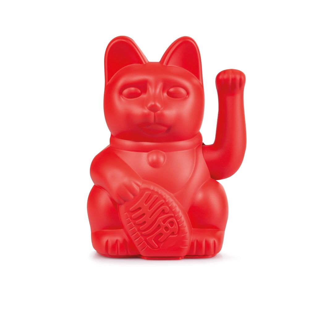 Winkekatze "Lucky Cat Red"